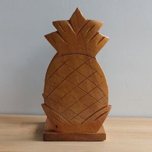 Koa wood Hawaii Pineapple Letter holder Napkin holder Tiki party